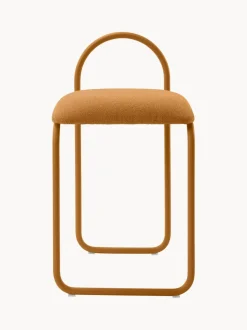 Silla en tejido bouclé Angui