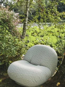Silla giratoria de jardín Pacha