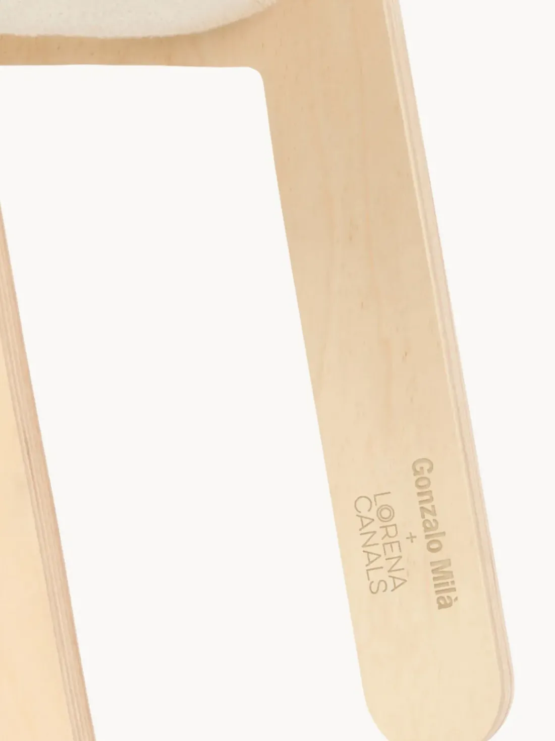 Silla infantil de madera ABC