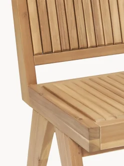Silla para exterior de madera de acacia Sissi