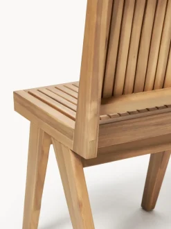 Silla para exterior de madera de acacia Sissi