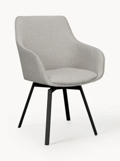 Sillas con reposabrazos giratorias Alison, 2 uds.