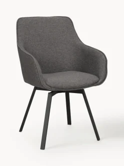 Sillas con reposabrazos giratorias Alison, 2 uds.