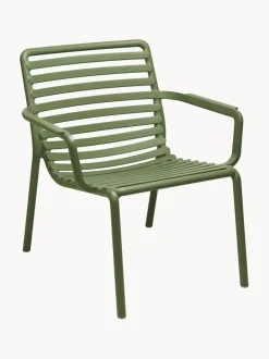 Sillas de jardín apilables con reposabrazos Doga, 2 uds.