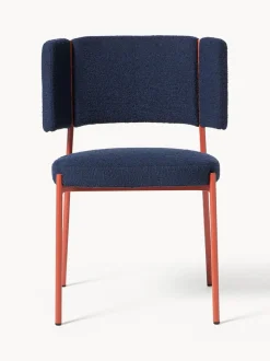 Sillas tapizadas en tejido bouclé Samantha, 2 uds.