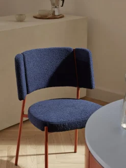 Sillas tapizadas en tejido bouclé Samantha, 2 uds.