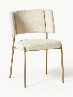 Sillas tapizadas en tejido bouclé Samantha, 2 uds.