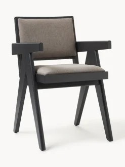Silla tapizada con reposabrazos Sissi