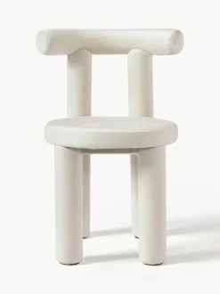 Silla tapizada en terciopelo Calan