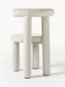 Silla tapizada en terciopelo Calan
