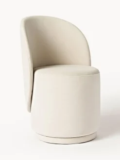 Silla tapizada en terciopelo Zeyno
