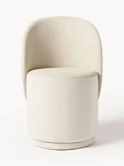 Silla tapizada en terciopelo Zeyno