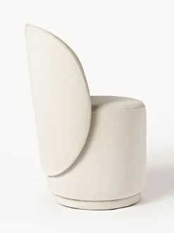 Silla tapizada en terciopelo Zeyno
