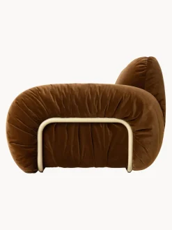 Sillón artesanal de terciopelo Arc
