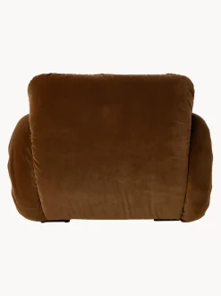 Sillón artesanal de terciopelo Arc