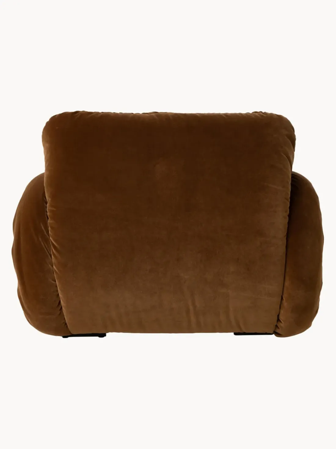 Sillón artesanal de terciopelo Arc