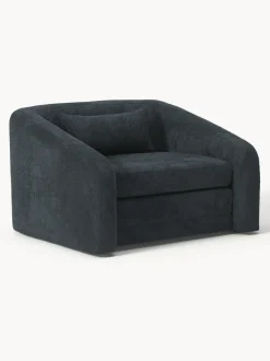 Sillón cama de borreguillo bouclé Eliot