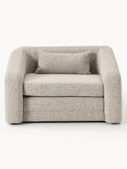 Sillón cama en tejido bouclé Eliot