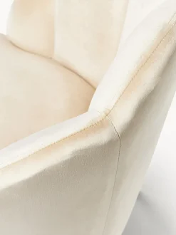 Sillón cóctel de terciopelo Helle