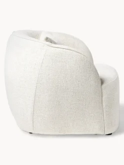 Sillón cóctel en tejido bouclé Elodie