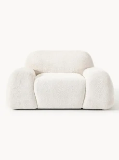 Sillón de borreguillo bouclé Wolke
