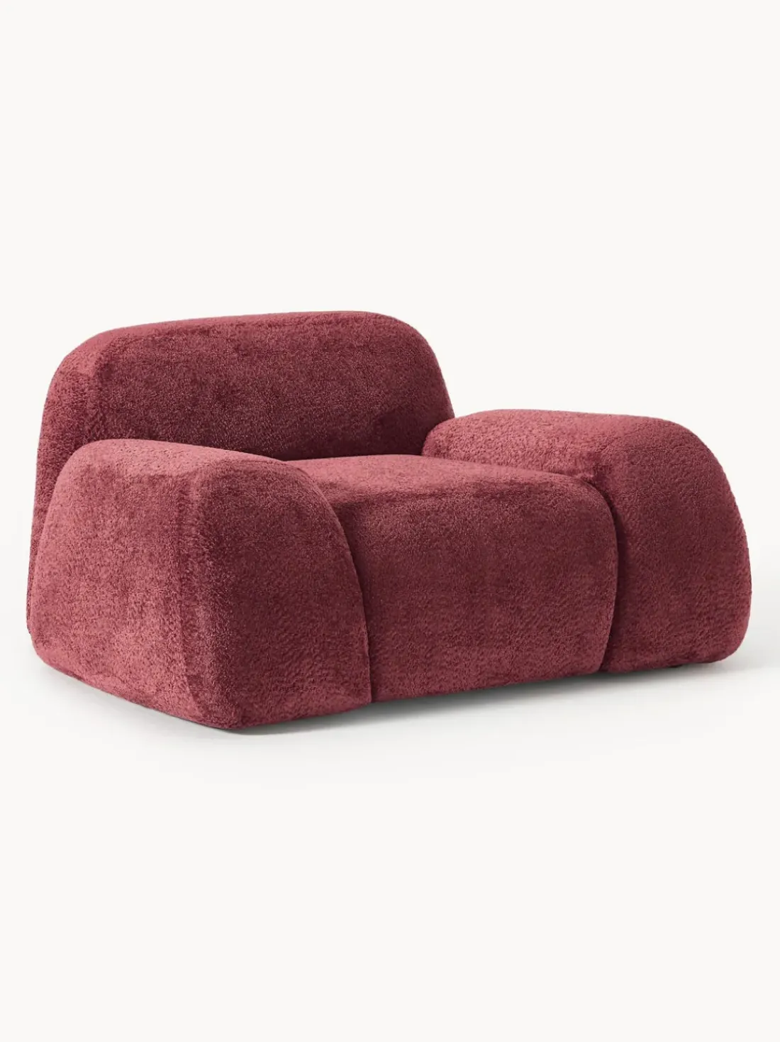 Sillón de borreguillo bouclé Wolke