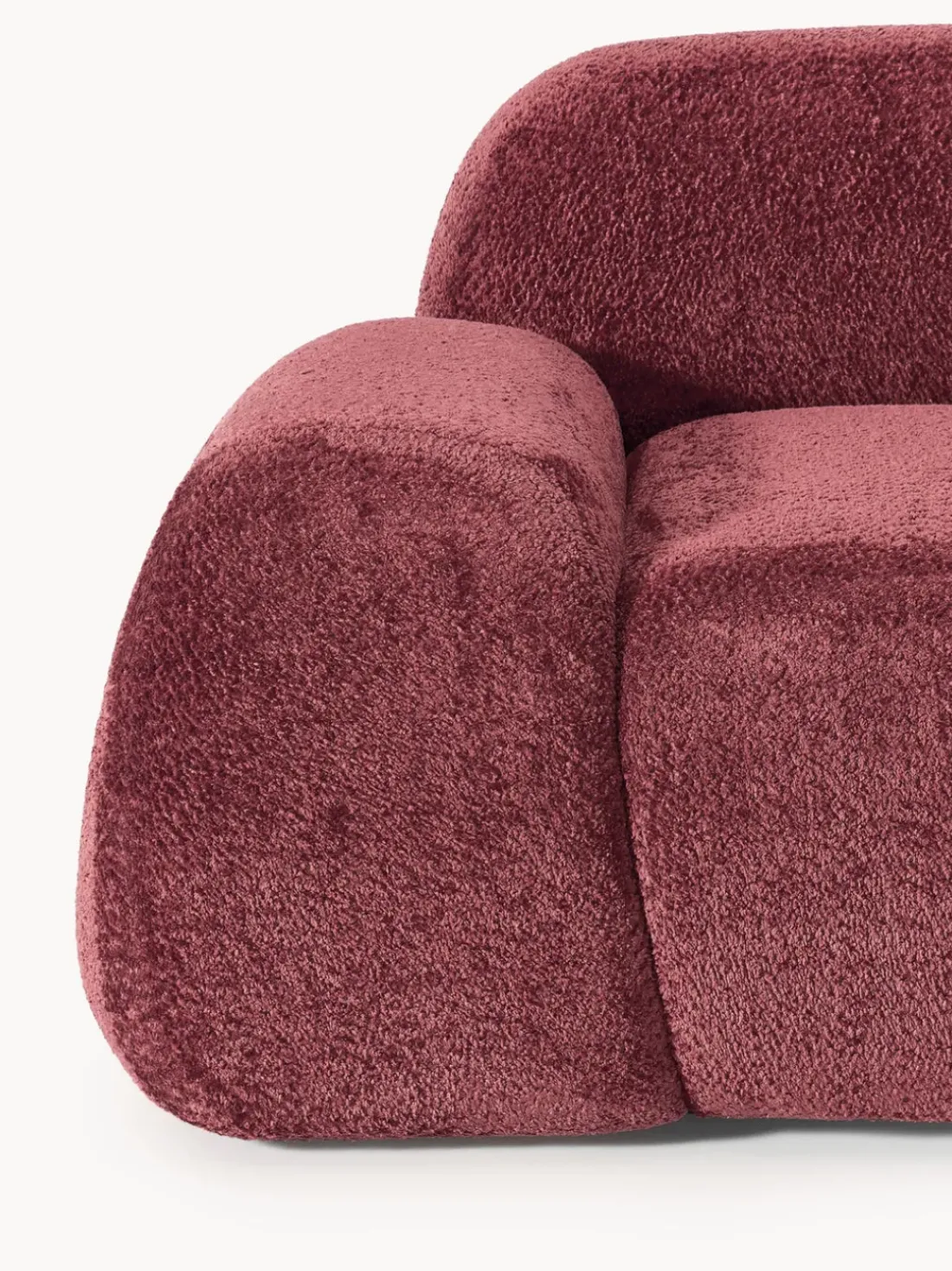 Sillón de borreguillo bouclé Wolke