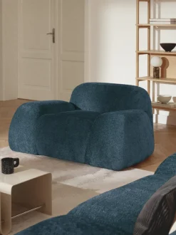 Sillón de borreguillo bouclé Wolke