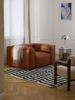 Sillón de cuero reciclado Lennon