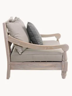 Sillón de exterior de madera maciza Bali