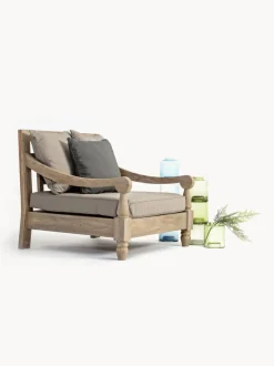 Sillón de exterior de madera maciza Bali
