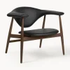 Sillón de madera de nogal Masculo