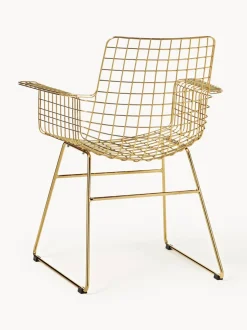 Sillón de metal Wire