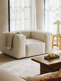 Sillón de mezcla de lino Lennon