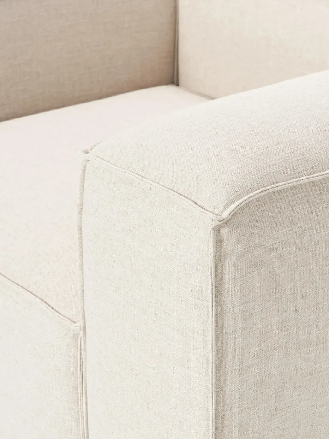 Sillón de mezcla de lino Lennon