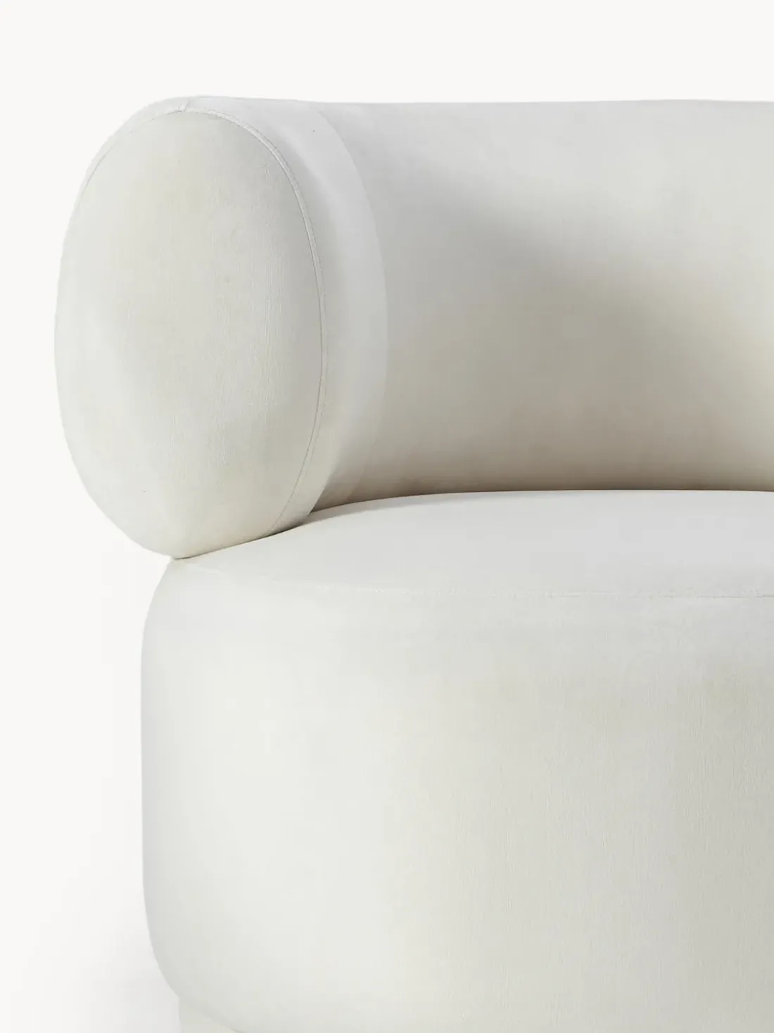 Sillón de terciopelo Cori