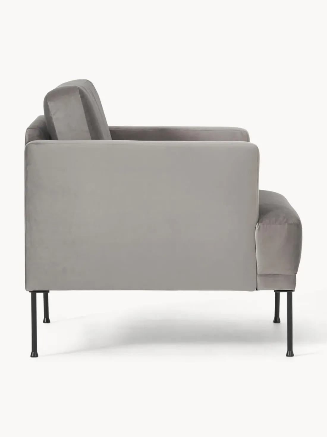 Sillón de terciopelo Fluente