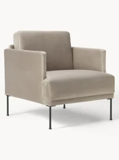 Sillón de terciopelo Fluente