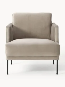 Sillón de terciopelo Fluente