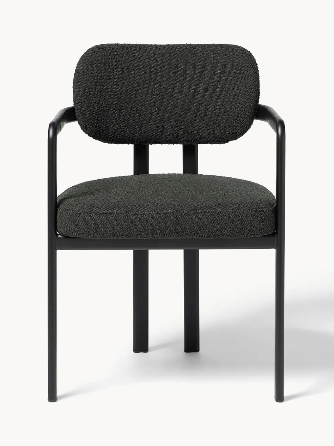 Sillón en tejido bouclé Adrien