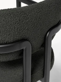 Sillón en tejido bouclé Adrien