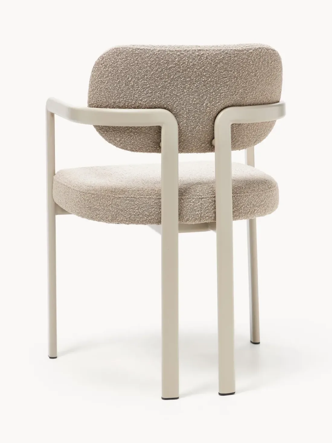 Sillón en tejido bouclé Adrien