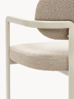 Sillón en tejido bouclé Adrien