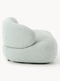 Sillón en tejido bouclé Alba