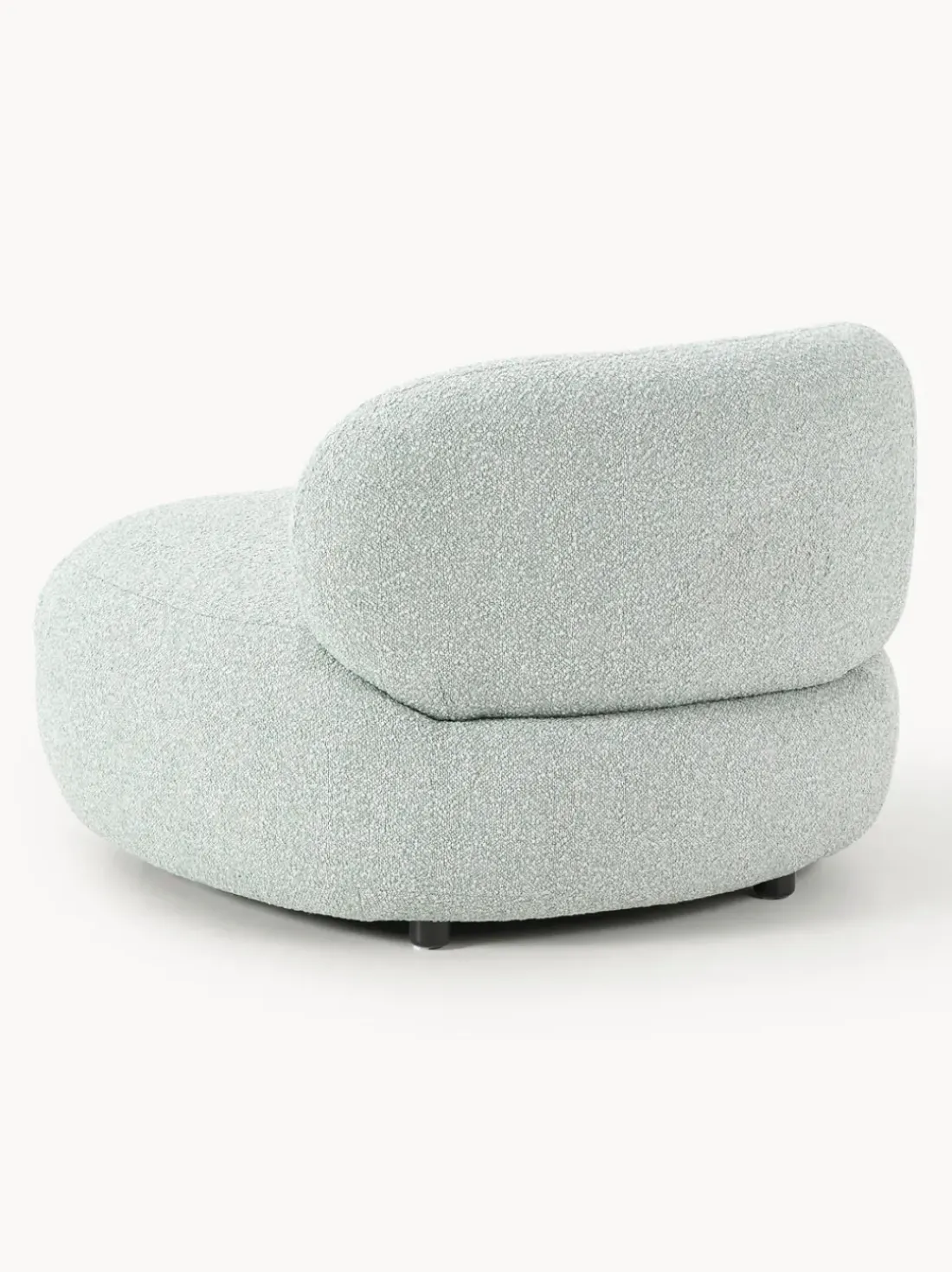 Sillón en tejido bouclé Alba