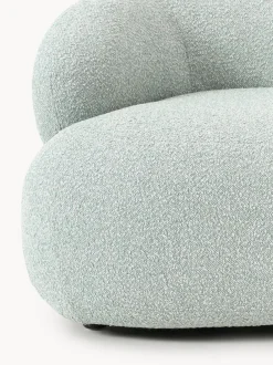 Sillón en tejido bouclé Alba