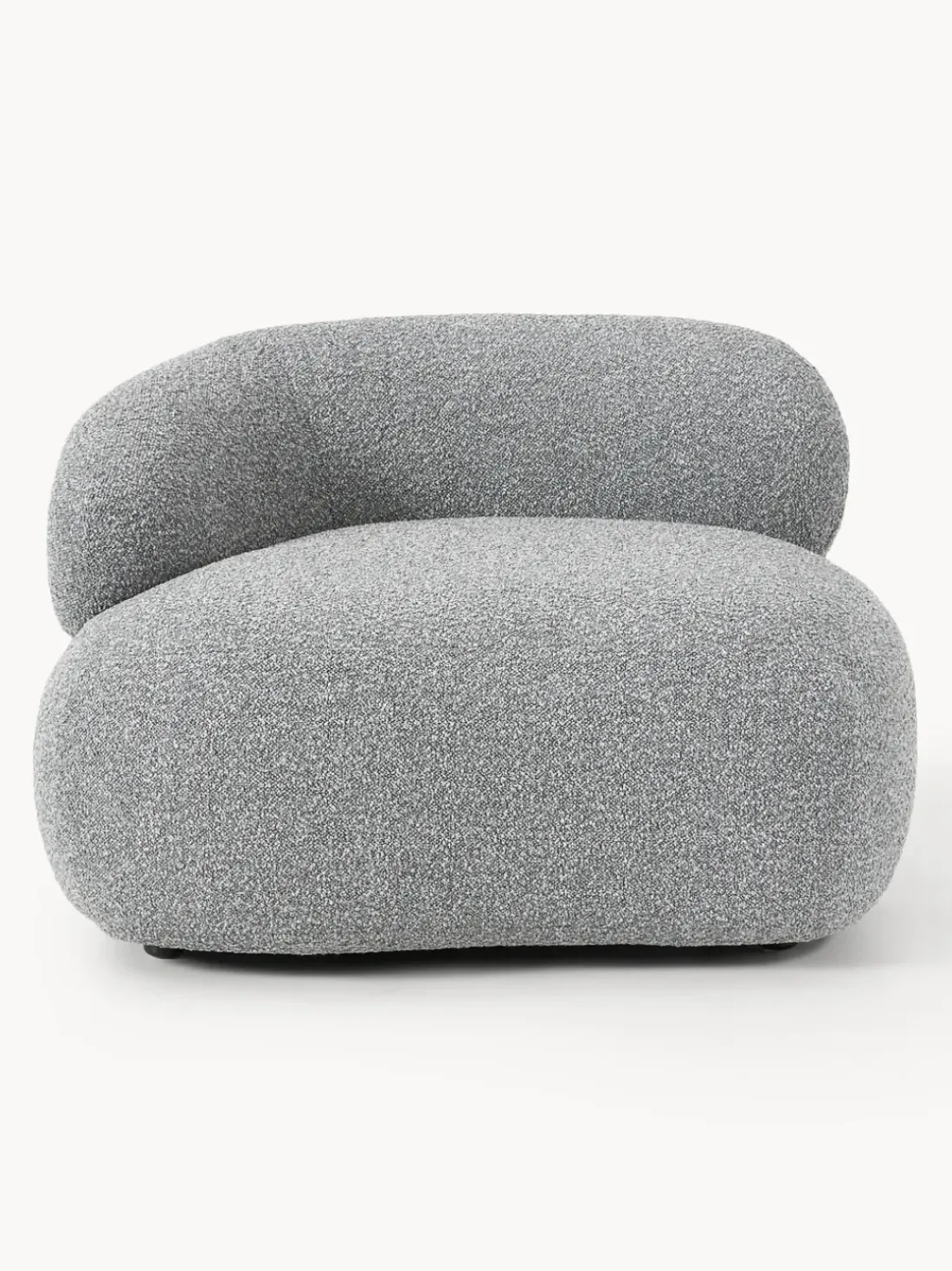 Sillón en tejido bouclé Alba