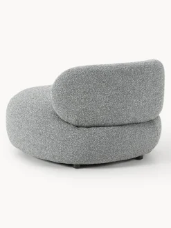Sillón en tejido bouclé Alba
