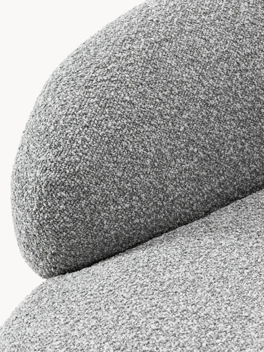 Sillón en tejido bouclé Alba