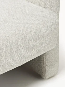 Sillón en tejido bouclé Aven